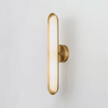 

Designer creative hardware living room wall lamp art bedside post-modern bedroom model room wall lamp