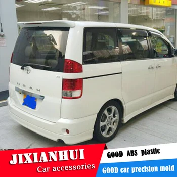 

for toyota NOAH/VOXY spoiler 2001-2006 noah/Voxy spoiler with light ABS plastic materail unpainted spoiler for noah/ voxy