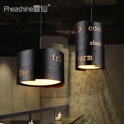 

Coffee shop chandelier loft personality retro creative restaurant bar bar aisle light