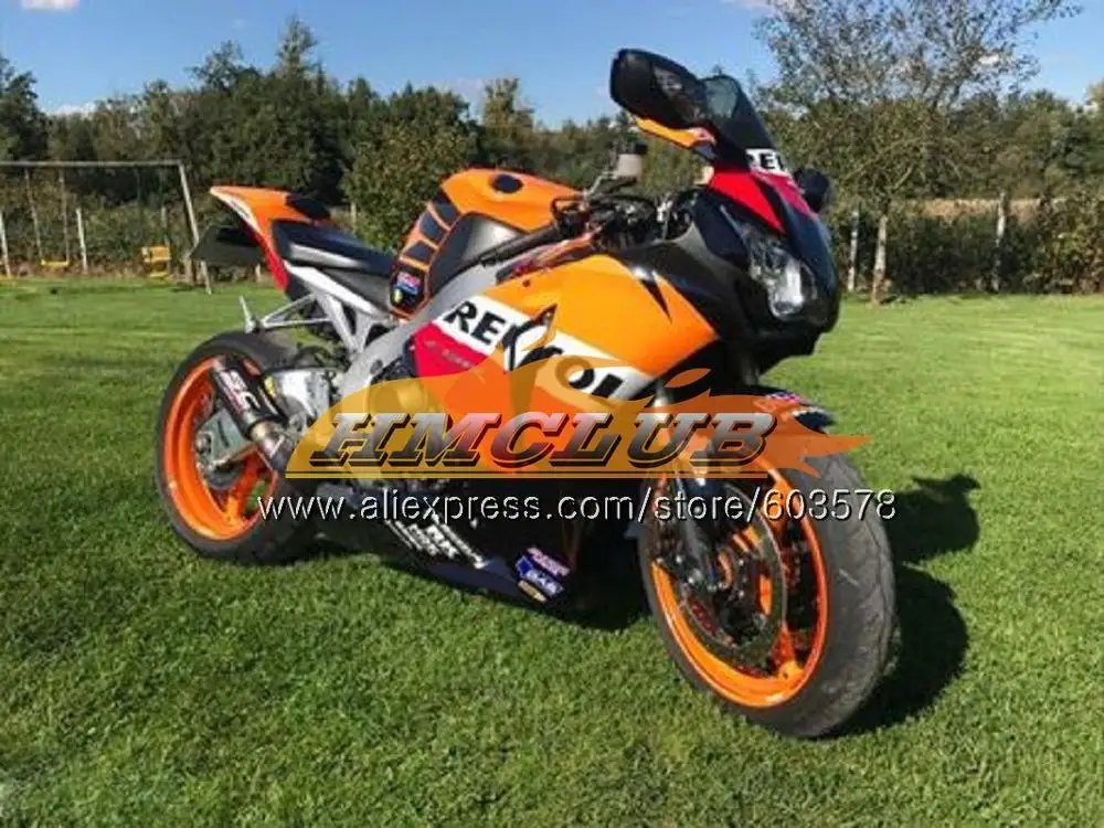 Впрыска+ бак для HONDA CBR1000 RR CBR 1000 RR серебристый красный 128CL. 2 CBR 1000RR CBR-1000RR CBR1000RR 17 18 обтекатели - Цвет: No. 11 Gloss