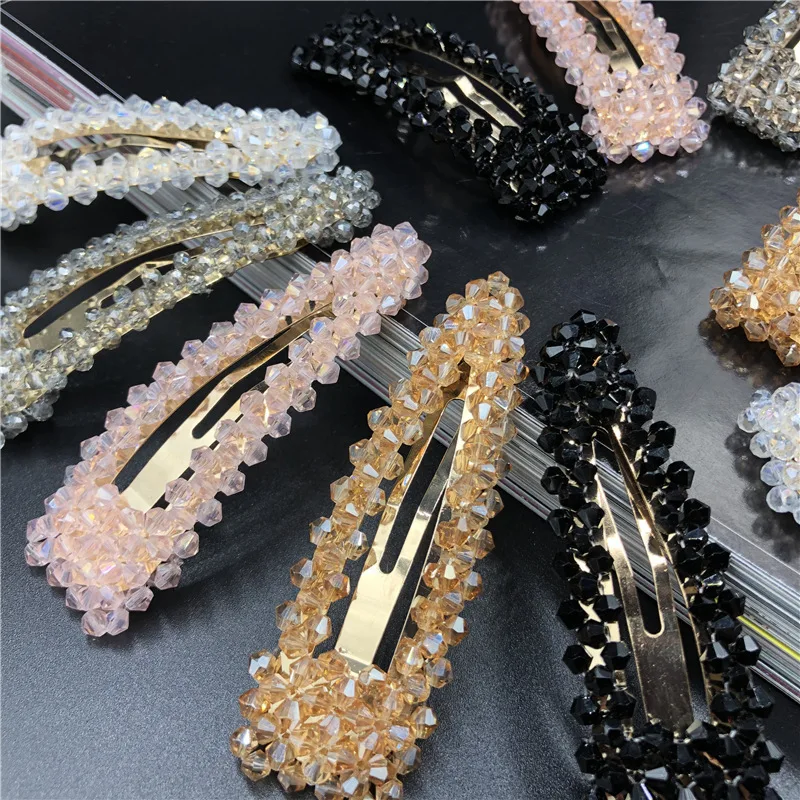 

Womens Hot Crystal Sparkly Hair Glitter Rhinestone Geometric Water Droplet Hairpins Hair Sticks Headwear Hair Accessories