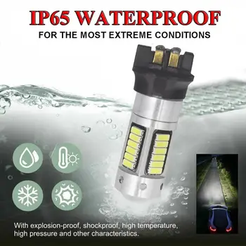 

2Pcs Xenon White PWY24W PW24W LED Bulbs For A3 A4 A5 Ford Fusion Front Turn Signal Lights For BMW F30 3 Series DRL