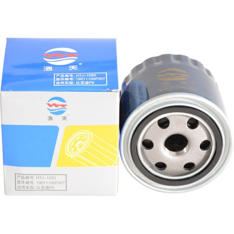 Автомобильный масляный фильтр для BYD F3 1.8L 2.0L F6 2007 F8 2009 G3 2011 G3-R 2012 G6 2013 L3 M6 S6 S8 19011100F007