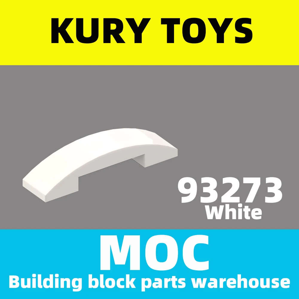 

Kury игрушки DIY MOC для 93273 строительных блоков, части для склона, изогнутые 4x1 двойные