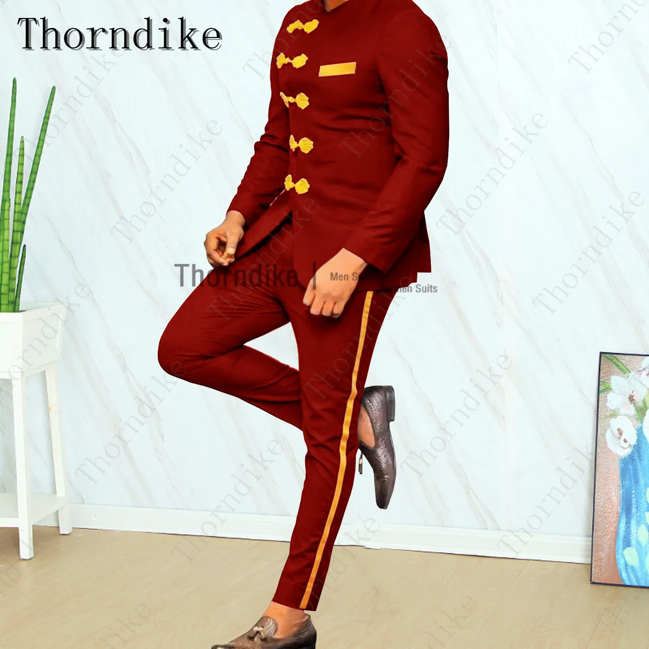 Men Suits Tuxedos Blazer Jacket Slim-Fit Wedding Italian-Design Pants Costume Groom Homme