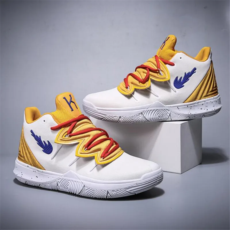 Новинка, высокое качество, Kyrie 5, мужские спортивные кроссовки Jordans, баскетбольные кроссовки, спортивные Нескользящие осенние кроссовки