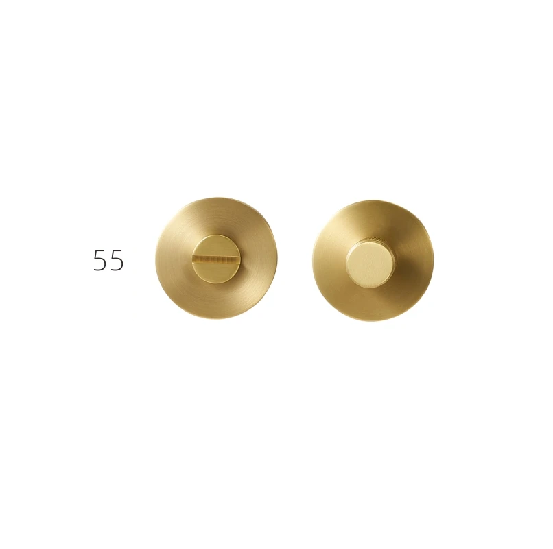 Brass Knurled Thumb Turn Key Latch Lever Handle Cylinder Key Escutcheon Passage Room Lock Door Lock