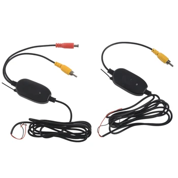 

2.4GHZ RCA Wireless Video Transmitter Receiver Kit Set for Car Rearview Backup Camera Monitor DVD Player GPS