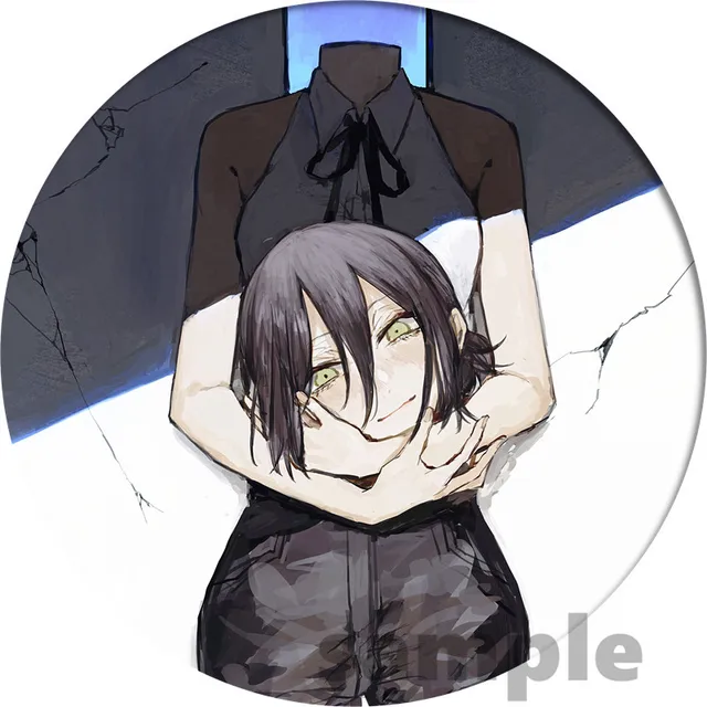 Anime Chainsaw Man Badge Makima Brooch Pin Cosplay Badges For Cloth Backpack Cosplay Anime Accessories 20