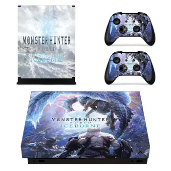 

Monster Hunter World Iceborne Skin Sticker Decal For Xbox One X Console and 2 Controllers For Xbox One X Skin Sticker Vinyl