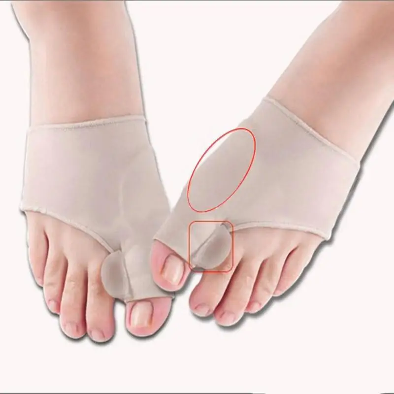

1Pair Hallux Valgus Corrector Toe Separators Stretchers Bunion Protector Orthopedic Foot Pads Pedicure Socks Pain Relief Insoles