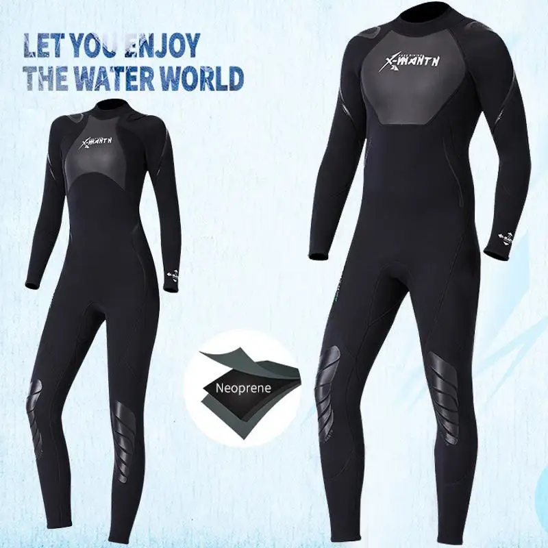 

Snorkeling Suit Practical Convenient Black 3.0mm SCR Neoprene Costume Sport Clothing Swimsuit for DIVESIAL Professional 2019