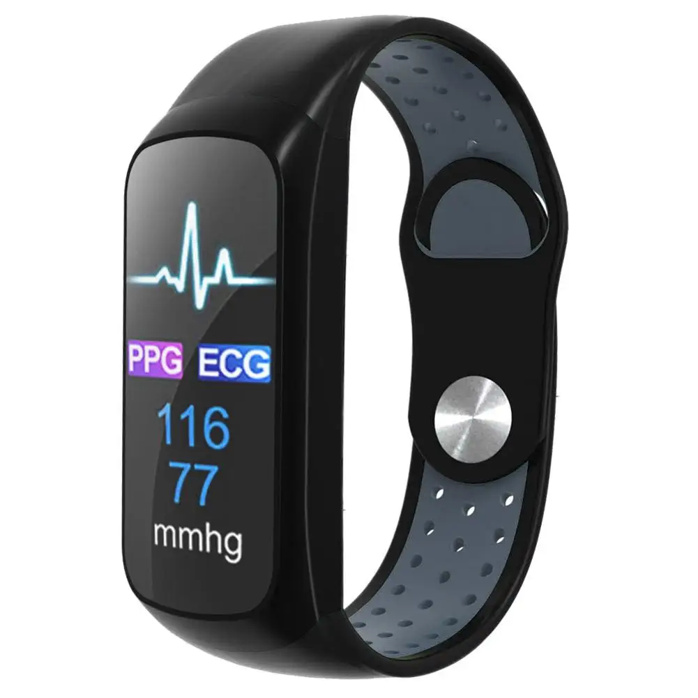 18 мм силиконовый ремешок сменный ремешок для samsung Galaxy Fit SM-R370 Пряжка для ногтей часы спортивный ремешок аксессуары - Цвет: Dark Gray