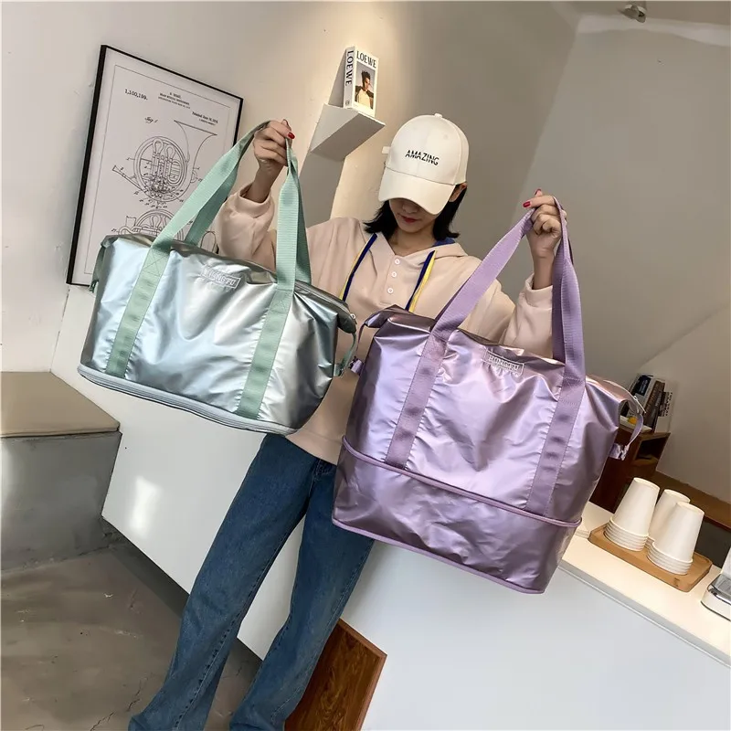 Shoulder-Bags Weekend-Bag Travel-Bag Yoga Waterproof Sports Women Handbag Fitness Fashion