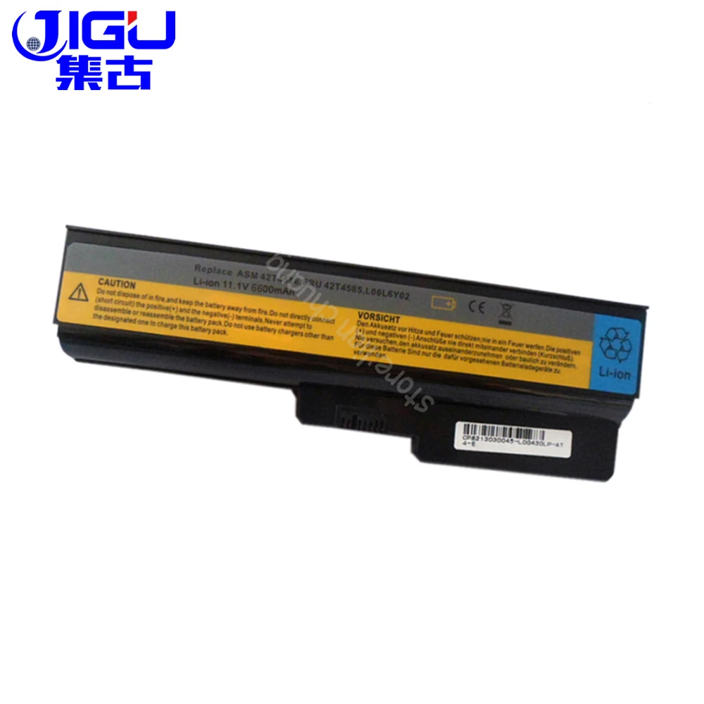 JIGU Replacement 6600MAH Battery For Lenovo 57Y6266 ASM 42T4728 FRU 42T4727 L08L6C02 3000 G430 G450 N500 IdeaPad 20003 | Компьютеры и