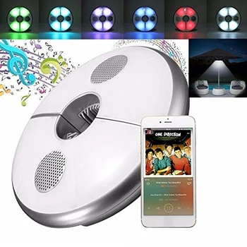 

Bluetooth Wireless Speaker Outdoor Multi-function USB Rechargeable Smart Night Light Colorful Bluetooth Audio Camping Tent Light