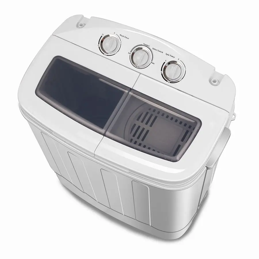 2 в 1 двухкорпусная Стиральная машина 220V/110V стиральная с отжимом фен для волос
