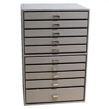 

Large-capacity Jewelry Box, Flannel Jewelry Box, Household Multi-storey Necklace Bracelet Jewelry Finish