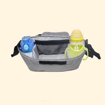 

Baby Stroller Organizer Bottle Cup Holder Diaper Maternity Nappy Bag Accessories for Portable Baby Carriage