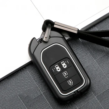 

Zinc Alloy 4 Buttons Car Keyless Smart Key Fob Case Cover for Honda Civic Accord Pilot CRV 2015 2016 2017 2018 Protector Case