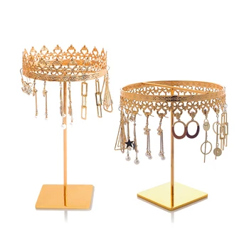 

Crown Jewelry Rack Home Princess Gift Hanging Earring Rack Storage Jewelry Display Rack Display Props Necklace Shelf