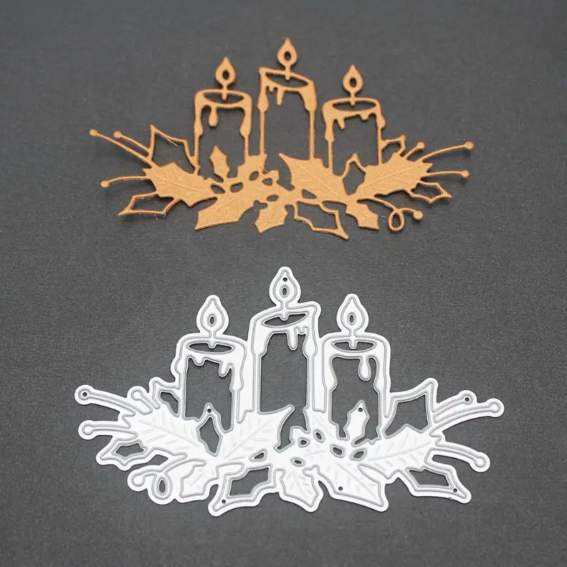 

Candle Shaped Metal Cutting Dies Stencil DIY Card Decoration Scrapbooking Album Stamp Paper Card Embossing Decor Crafts
