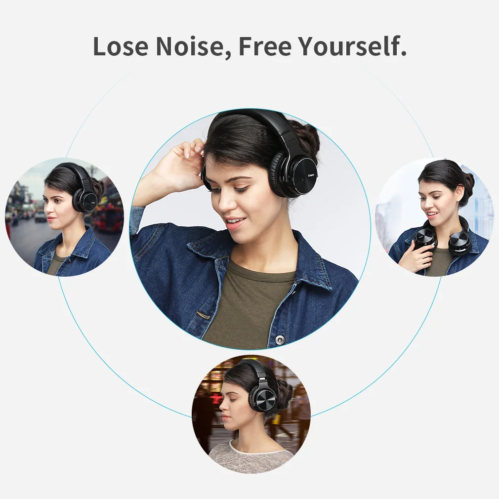 Модные Hi-Fi наушники, беспроводные, Bluetooth, стерео, бас, ANC, шумоподавление, наушники для путешествий, игровые наушники с гарнитурой, чехол