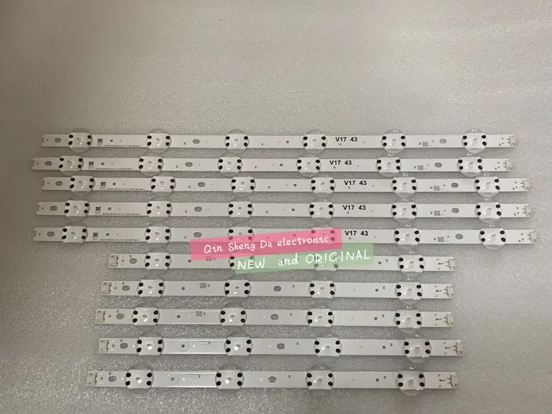 Светодиодный светильник для LG LC430DQE(FLM1) SUNG WEI 55V0 E74739 94V-0 43 &quotV17 art3 2867 TV 43LJ614V 43LV340C 43UJ670V
