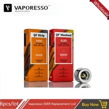 6 шт./лот Vaporesso SKRR Замена Vape катушка для Люкс комплект SKRR Танк QF полосы QF сетки 0.2ohm SK CCELL 0.5ohm Атомайзер