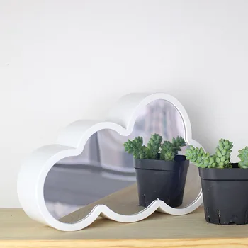 

LED Cloud with Mirror Night Light Battery Powered New Year Christmas Gift Room Baby Bedroom Decoration
