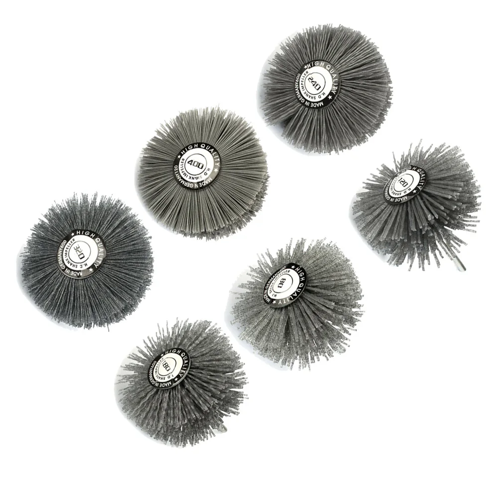 

80mm Grinding Nylon Yarn Metal Wheel Brush Polishing Buffing Rotating Tool Part