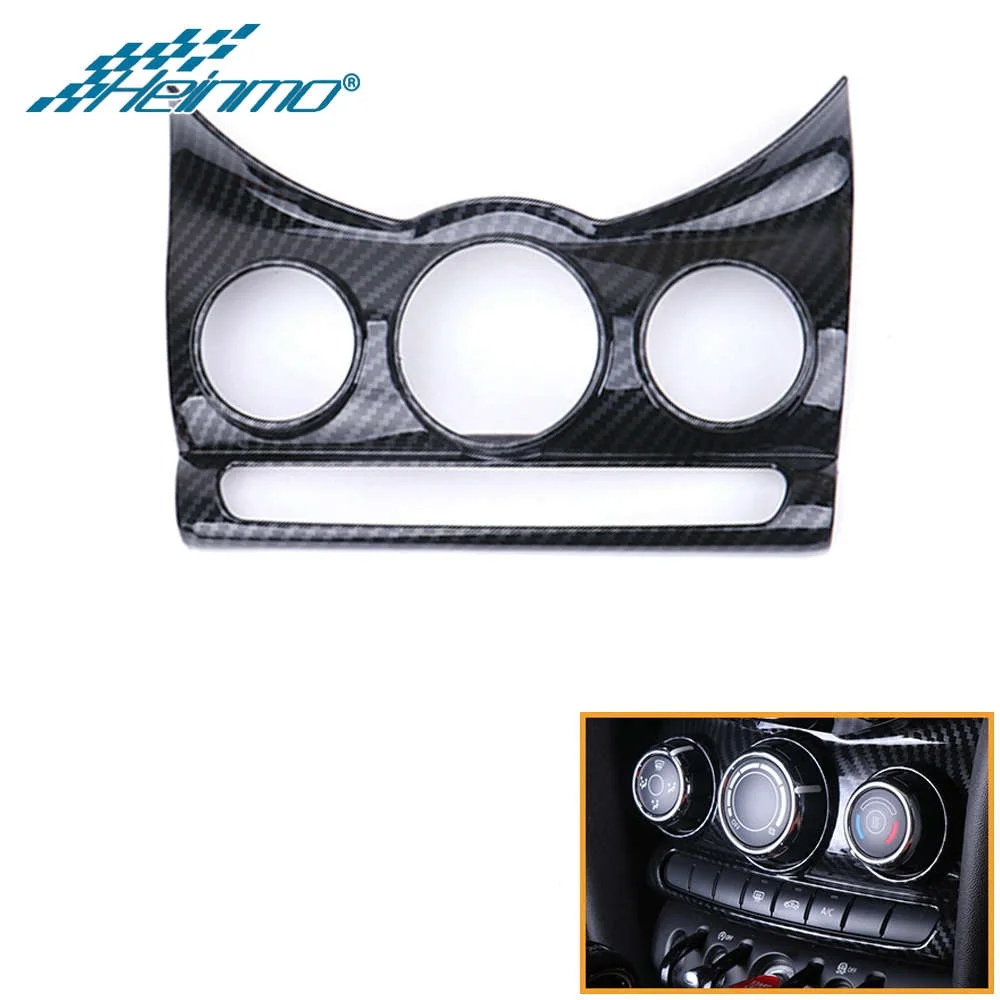 

For MINI Cooper F55 Center Control Panel Decoration Cover For MINI F56 Air Conditioner Control Sticker For MINI Car Accessories