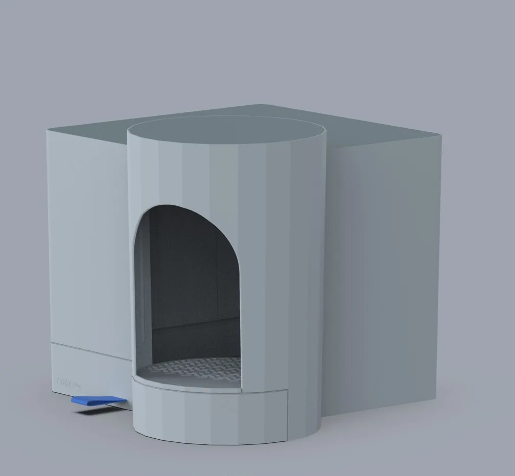 Totally enclosed type fully automatic induction lamp cat toilet modular wood grain cat litter basin pet supplies cat litter box Totally enclosed type fully automatic induction lamp cat toilet modular wood grain cat litter basin pet supplies cat litter box
