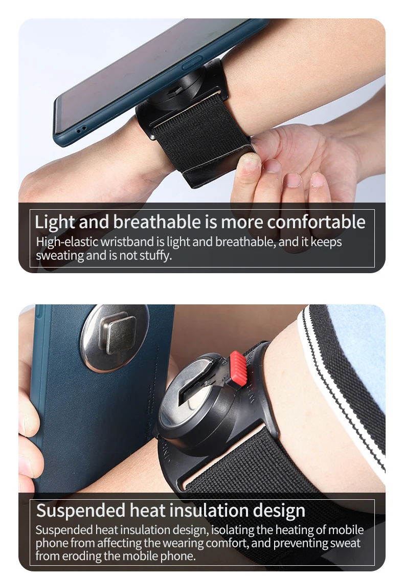 Running Mobile Phone ArmbandsOutdoor Fitness Cycling Navigation Bracket  Iphone Samsung Sports Equipment Universal Wrist Strap