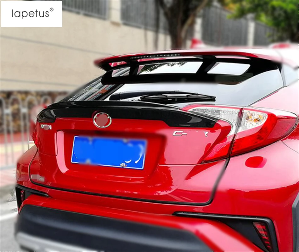 Lapetus аксессуары для Toyota C-HR CHR задний спойлер на заднее стекло крыло защитная пластина формовочная крышка комплект отделка