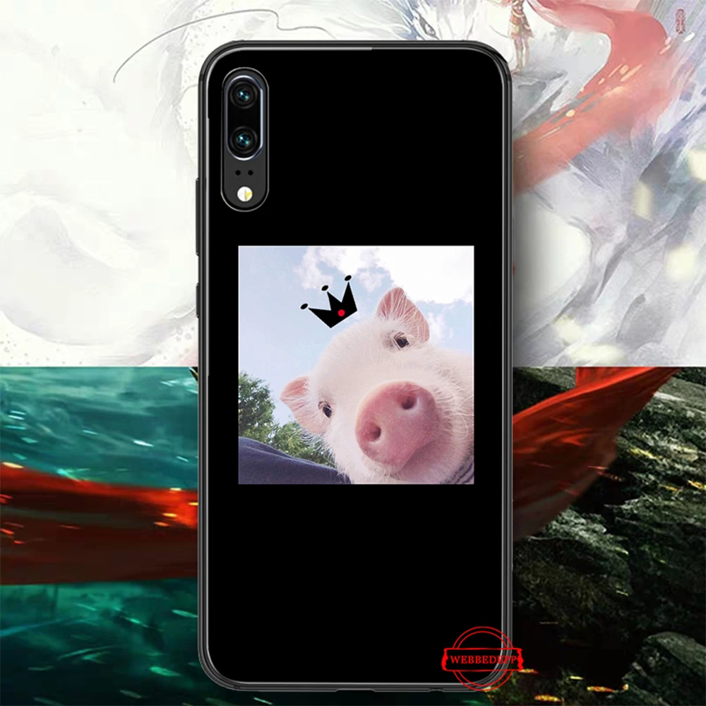 9 Забавный силиконовый чехол со Свинкой из мультфильма для huawei P8 Lite P9 Mimi P10 P20 Pro P Smart P30 - Цвет: 9