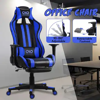 WCG Gaming Chair Computer Armchair Home Swivel Office Chair Lying Household Lifting Adjustable Desk Chair Racing Gamer Chair 5