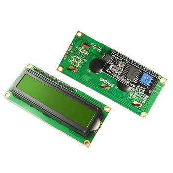 

LCD1602+I2C LCD 1602 Module Blue/Yellow Green Screen PCF8574 IIC/I2C LCD1602 Adapter Plate For Arduino