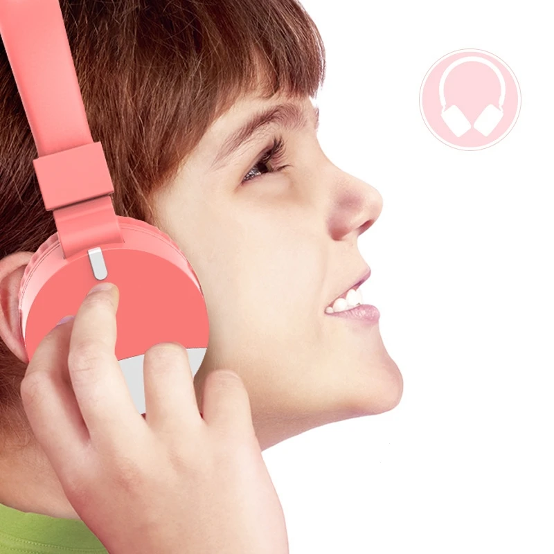 HOT Kids Bluetooth Headset Wireless Foldable Stereo Headphone Can be used for games listening to music listening to classes