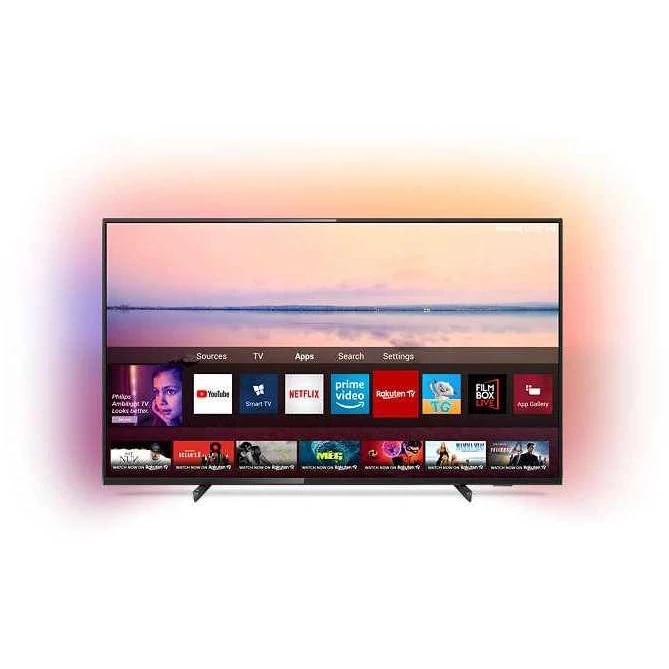 Телевизор LED Philips 55" 55PUS6704/60 черный/Ultra HD/900Hz/DVB-T/DVB-T2/DVB-C/DVB-S/DVB-S2/USB/WiF