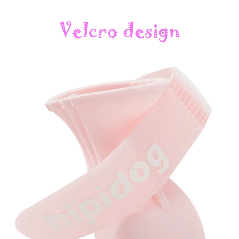 4Pcs/set Pet Dogs Winter Dolphin Rubber Shoes Rain Snow Waterproof Booties Socks Rubber Anti-slip Shoes For Small Medium Dogs