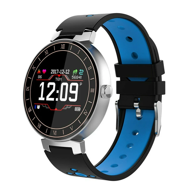 0.95In TFT Bluetooth Smart Watch Blood Pressure Heart Rate Monitor Sport Watch DQ-Drop