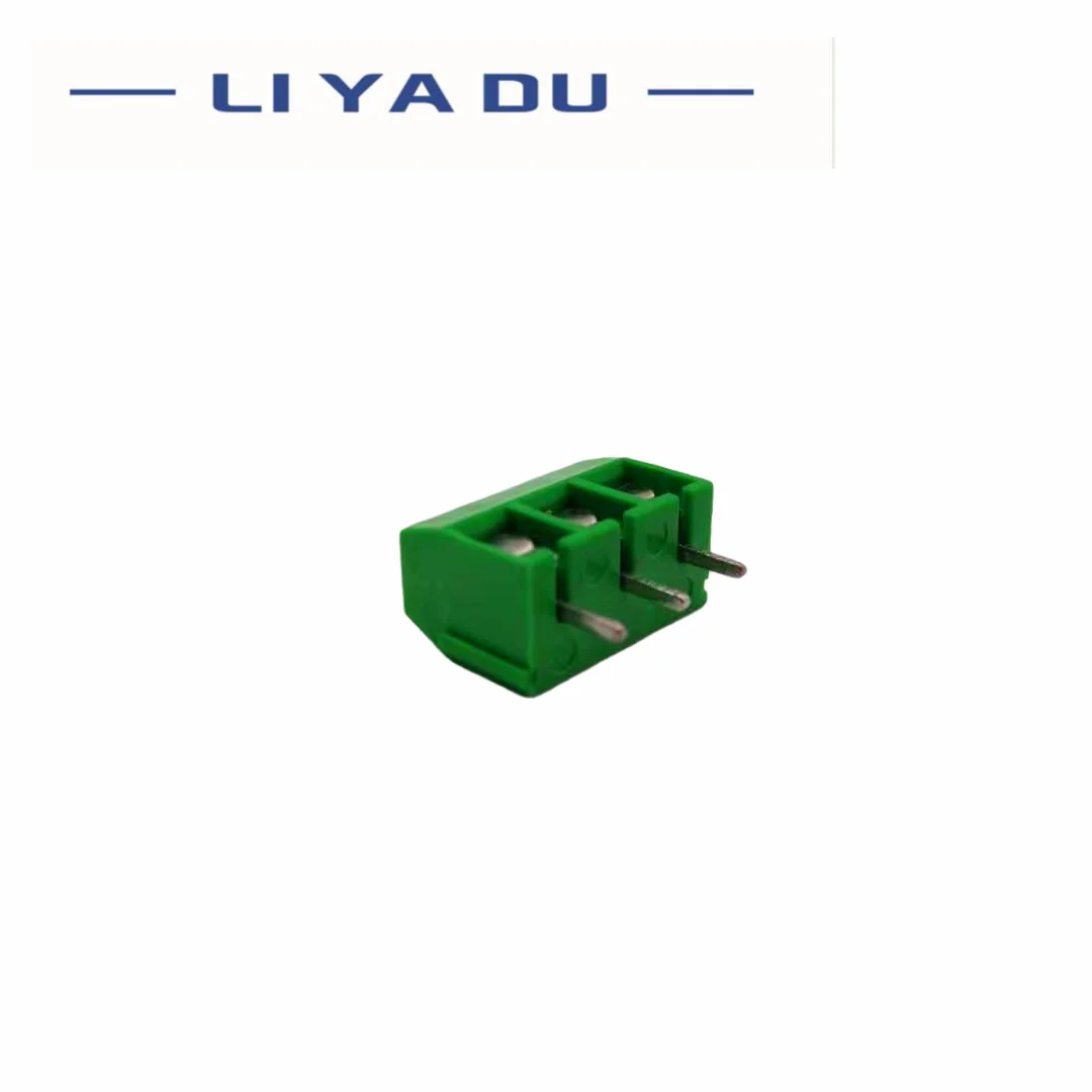 

500PCS KF301-3P Splicing, screw type PCB spacing 5.0 connector terminals, terminal Blue/greenRed/black kf301