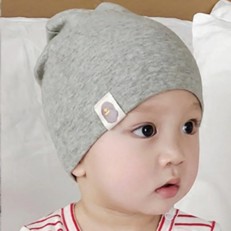 Baby Hat New Version Cotton Knitted Cartoon Hood Soft and Warm Spring, Autumn and Winter Style Boys and Girls Popular Hats