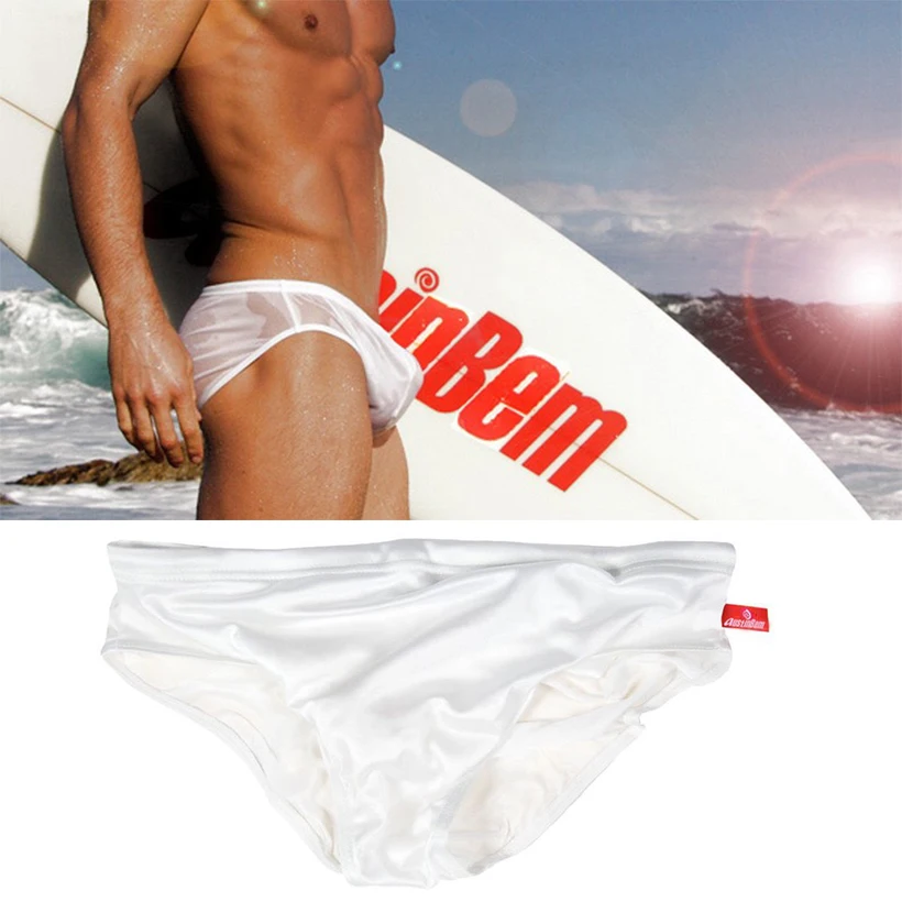 Men's Swimming Trunks Swim Briefs Summer Quick-Drying Beach Surf Vacation Shorts