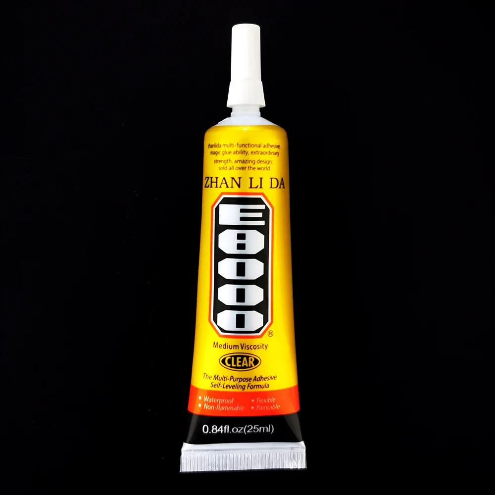 25ml E-8000 Multifunction Transparent Super glue Adhesive Used to make or repair DIY jewelry and crafts of various materials