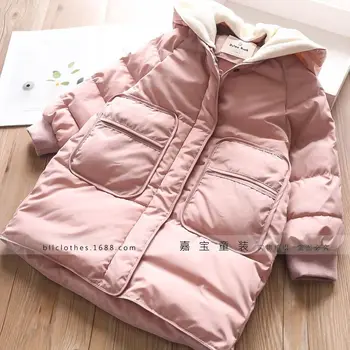 

Girls Winter Coat New Parka Outerwear Winter Down Jacket For Girls Park Children'S Clothing Kid Winter Overalls For girl