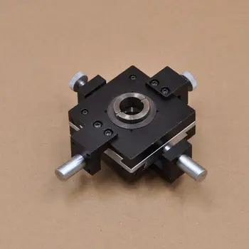 

XY axis two-dimensional CHUO 60 * 60mm optical experiment high precision displacement platform manual fine-tuning slide aluminum