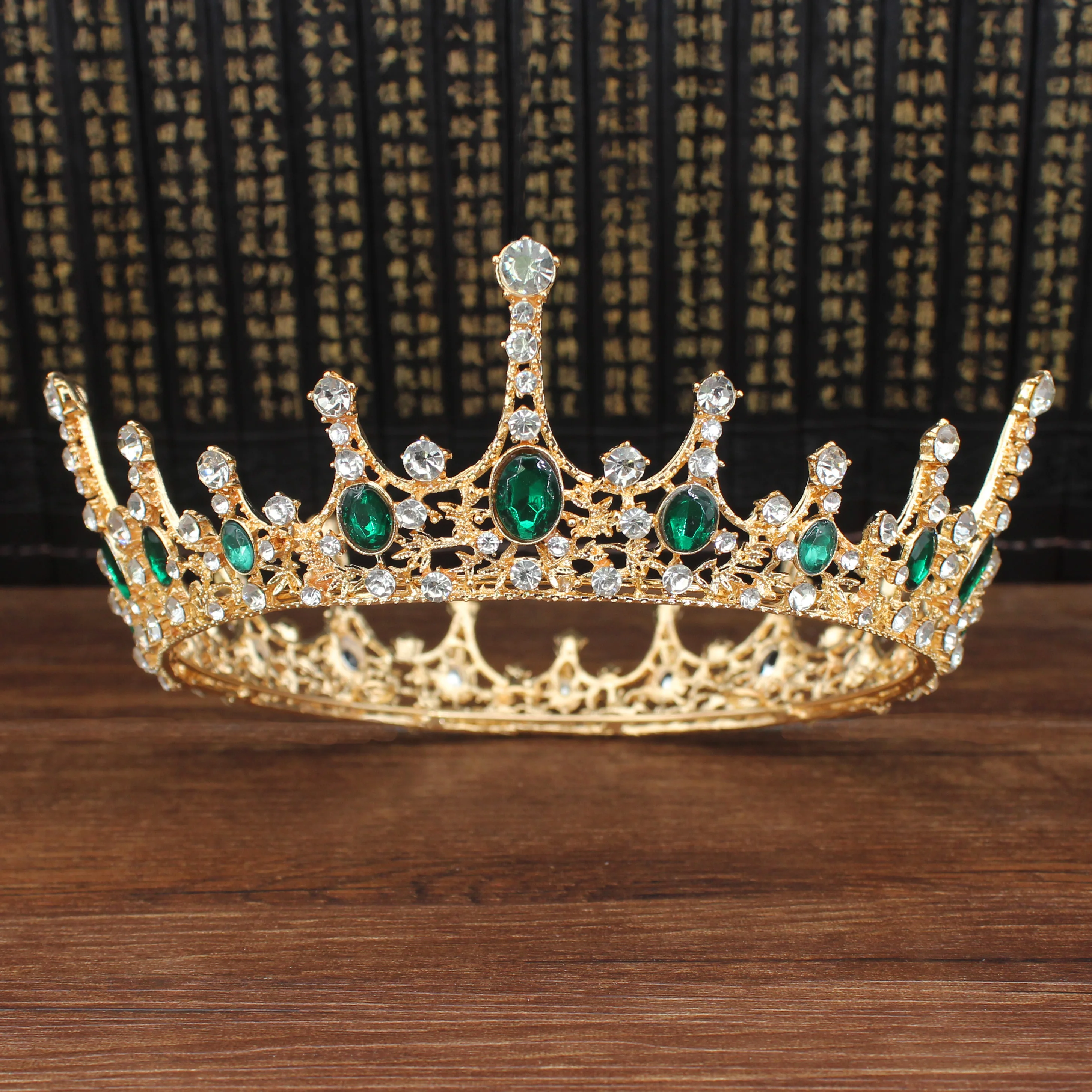 Tiaras y coronas de novia con diamantes de imitación Vintage para mujer