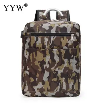 

Camouflage Oxford Laptop Backpack Men Large Capacity Waterproof Business Backpacks Vintage Load Reduction Schoolbag Casual Bags